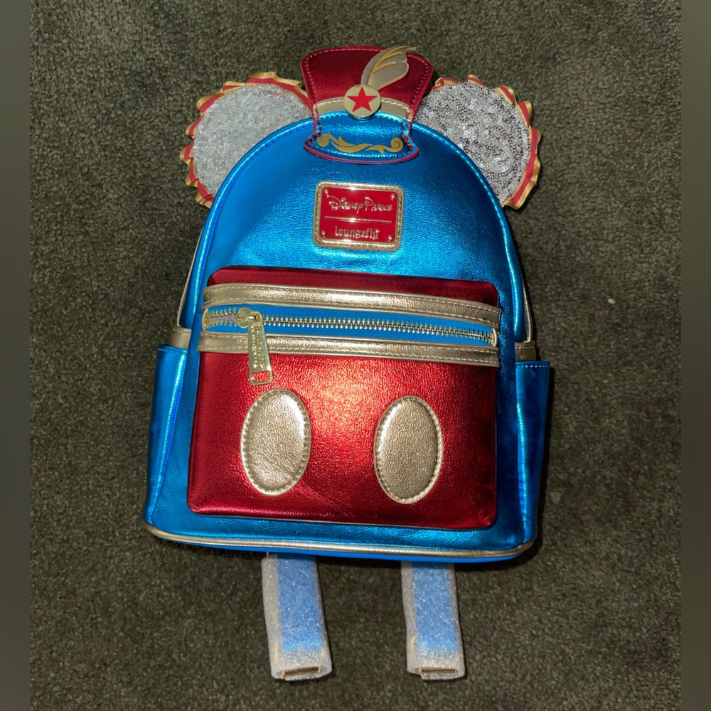 Loungefly Disney Mickey Mouse: The Main Attraction Mini Backpack Dumbo